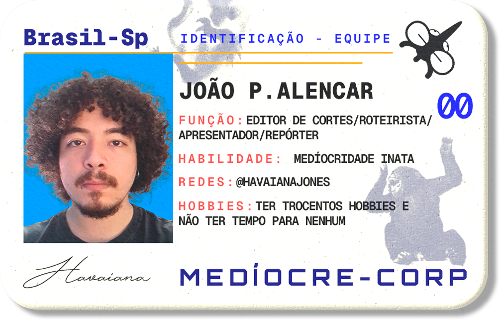 João P. Alencar #00 — Editor de Cortes / Roteirista / Apresentador / Repórter