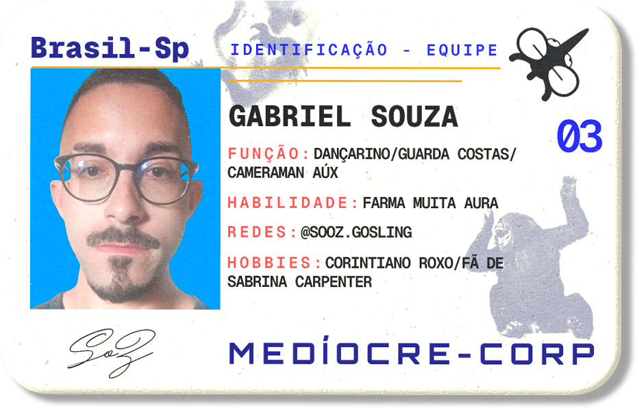Gabriel Souza #03 — Dançarino / Guarda Costas / Cameraman Aux